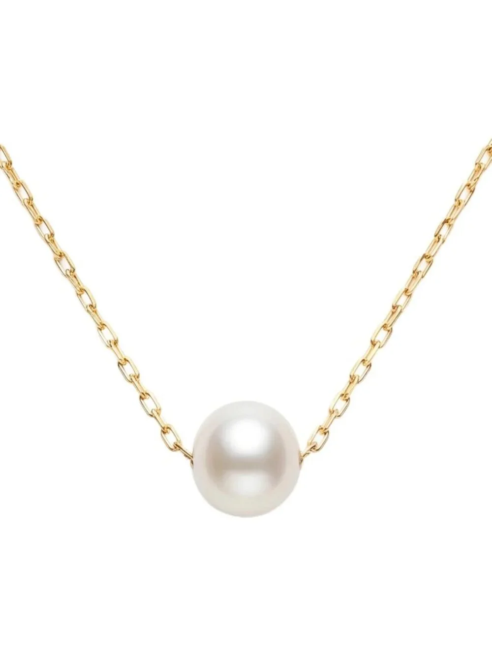 Dainty Freshwater Pearl Necklace, 18K Gold Plated Pendant Jewelry Gift for Women